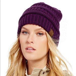 FINAL PRICE Purple Knit Beanie